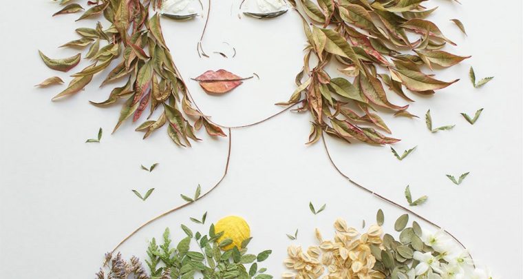This Mother Daughter Duo Creates Stunning Floral Art With Feminist Icons
