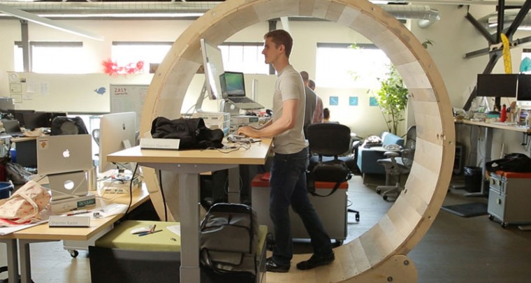 Hamster Wheel Desk: Innovative Office Furniture or Snarky Capitalist Satire?